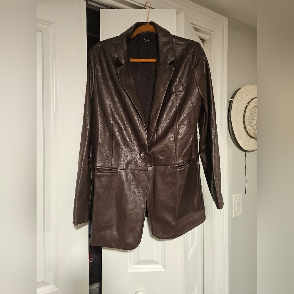 Vici Women's Dark Brown Blazer
